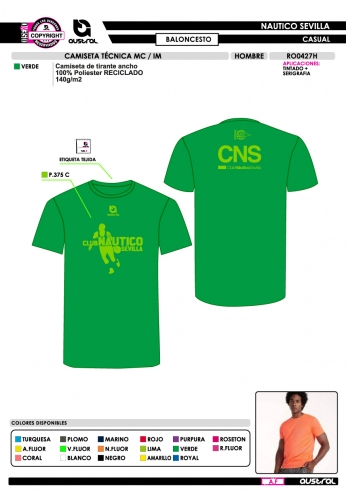 Camiseta Técnica MC IM - Baloncesto -...