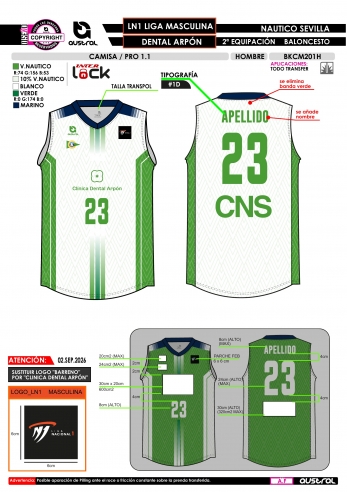 Camisa PRO 1.1 - LN1 Masc - Blanco