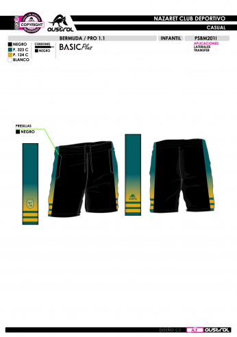 Bermuda PRO 1.1 - Negro