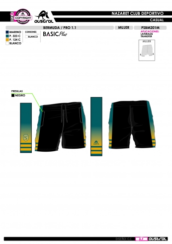 Bermuda PRO 1.1 - Negro