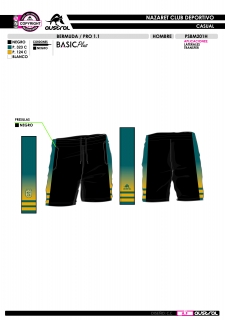 Bermuda PRO 1.1 - Negro 2