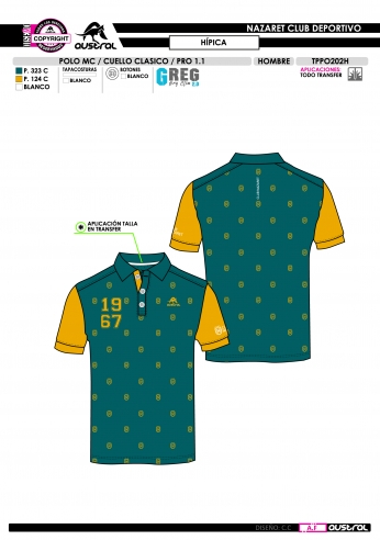 Polo MC PRO 1.1 Cuello Clásico - Verde