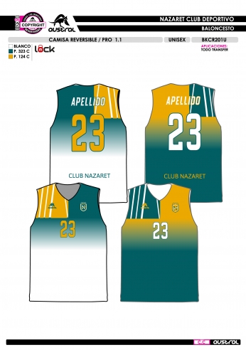 Camisa Reversible PRO 1.1 - Blanco