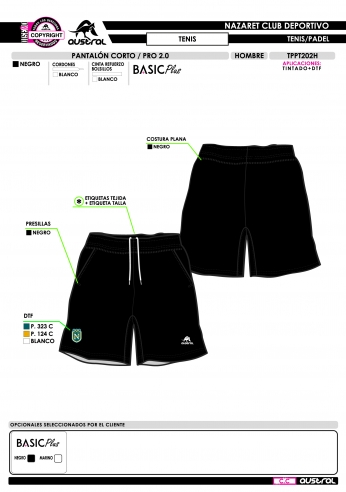 Pantalón Corto PRO 2.0 - Negro