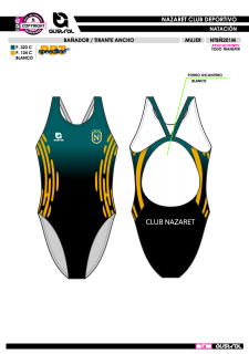 Bañador Tirante Ancho - Negro 2