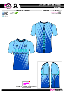 Camiseta MC PRO 2.0 - Azul 2