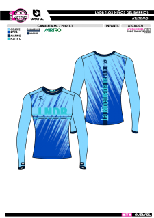 CAMISETA ML PRO 1.1 - Azul 2