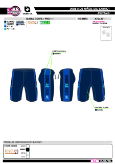 Malla Corta PRO 1.1 - Marino 2
