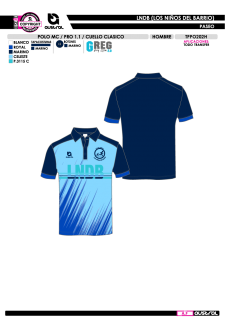 Polo MC PRO 1.1 - Azul 2