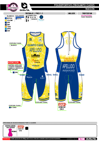 Tritraje PRO 1.1 - Royal