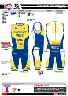 Tritraje PRO 3.0 - Royal 2