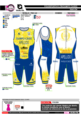 Tritraje PRO 3.0 - Royal