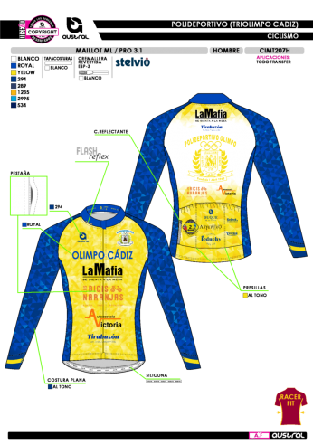 Maillot ML PRO 3.1 - Amarillo