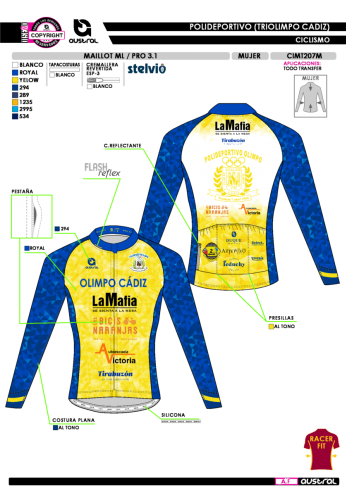 Maillot ML PRO 3.1 - Amarillo