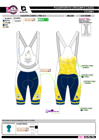 Culotte Corto PRO 3.1 - Marino