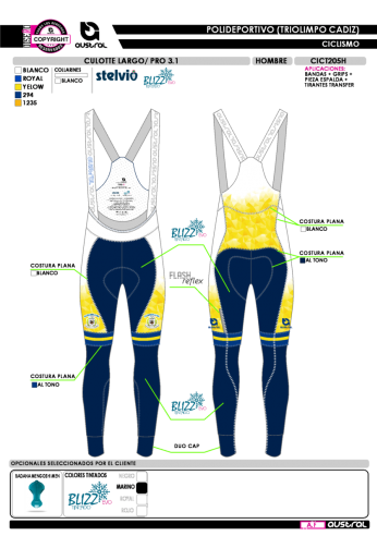 Culotte Largo PRO 3.1 - Marino