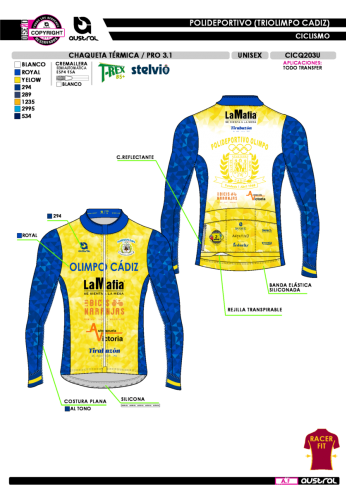 Chaqueta Térmica PRO 3.1 - Amarillo