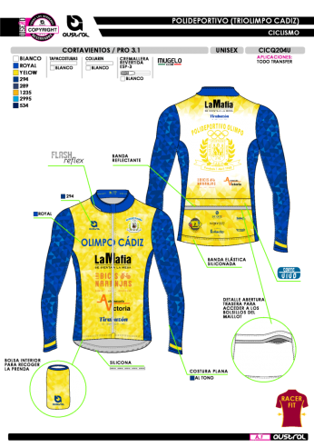 Cortavientos PRO 3.1 - Amarillo