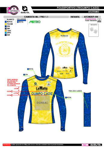 Camiseta ML PRO 1.1 - Amarillo