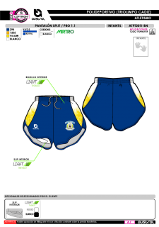 Pantalón Split PRO 1.1 - Royal 2