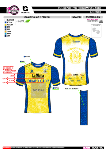 Camiseta MC PRO 2.0 - Amarillo