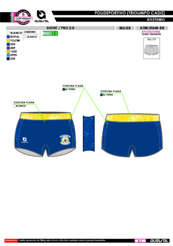 Short PRO 2.0 - Royal