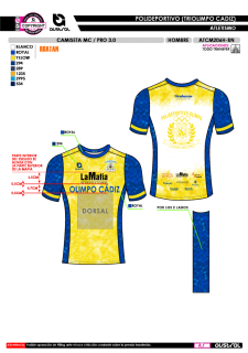 Camiseta MC PRO 3.0 - Amarillo 2