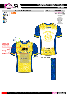 Camiseta MC PRO 3.0 - Amarillo 2