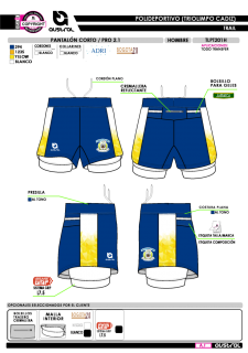 Pantalón Corto PRO 2.1 - Royal 2