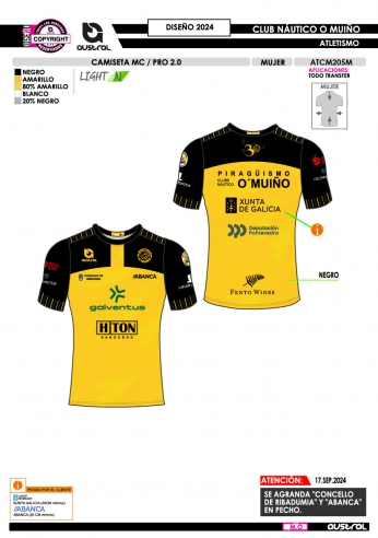 Camiseta MC PRO 2.0 - Amarillo