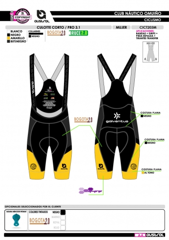 Culotte Corto PRO 3.1 - Negro