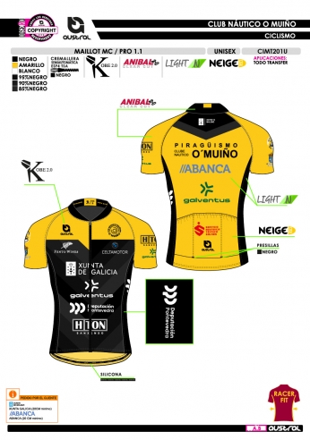 Maillot MC PRO 1.1 - Amarillo Maillot MC PRO 1.1 - Amarillo