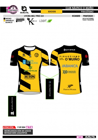 Lycra MC PRO 2.0 - Socios - Amarillo