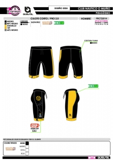 Culote Corto PRO 2.0 - Negro 2