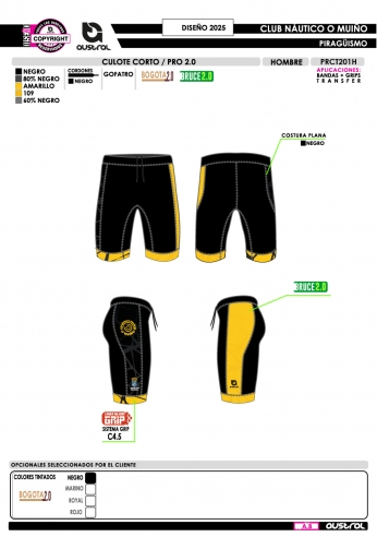 Culote Corto PRO 2.0 - Negro