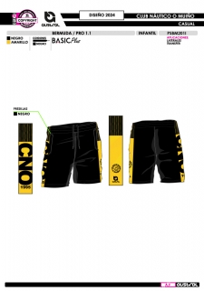 Bermuda PRO 1.1 - negro 2