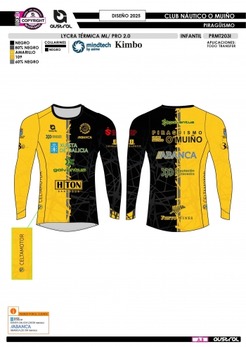 Lycra Térmica ML PRO 2.0 - Amarillo Lycra Térmica ML PRO 2.0 - Amarillo