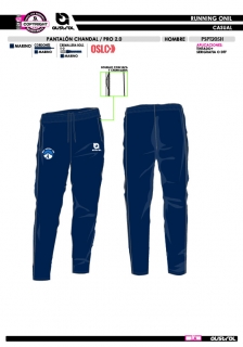 Pant. Chandal PRO 2.0 - Marino 2