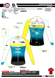 Maillot ML PRO 3.1 - Azul 2