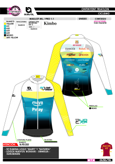 Maillot ML PRO 1.1 - Azul 2