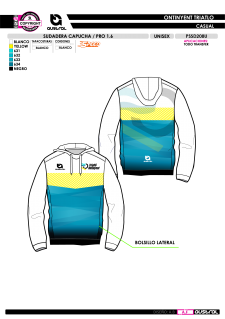 Sudadera Capucha PRO 1.6 -... 2