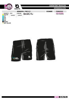 Bermuda PRO 2.0 - Negro 2