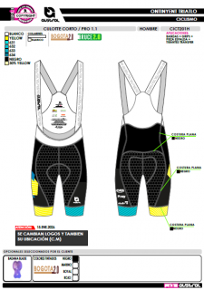 Culotte corto PRO 1.1 - Negro