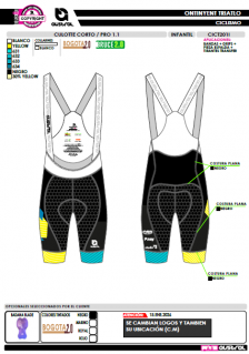 Culotte corto PRO 1.1 - Negro