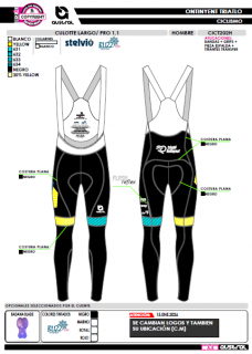 Culotte largo PRO 1.1 - Negro