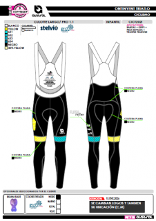 Culote largo PRO 1.1 - Negro