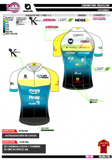 Maillot MC PRO 1.1 - Azul