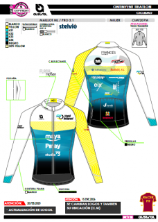 Maillot ML PRO 3.1 - Azul