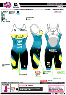 Tritraje PRO abierto 2.0 -...