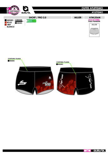 Short PRO 2.0 - Negro